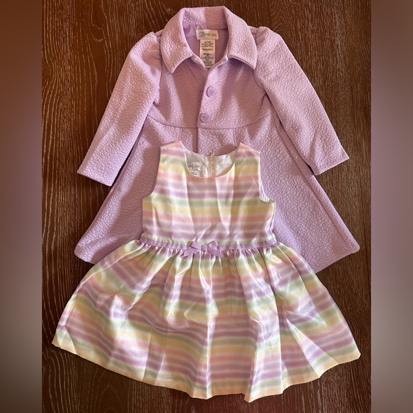 Bonnie Jean Easter Dress and Jacket Set - 2T - Picture 2 of 11